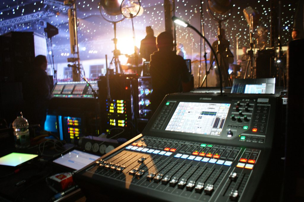 Yamaha QL1 at an event. 