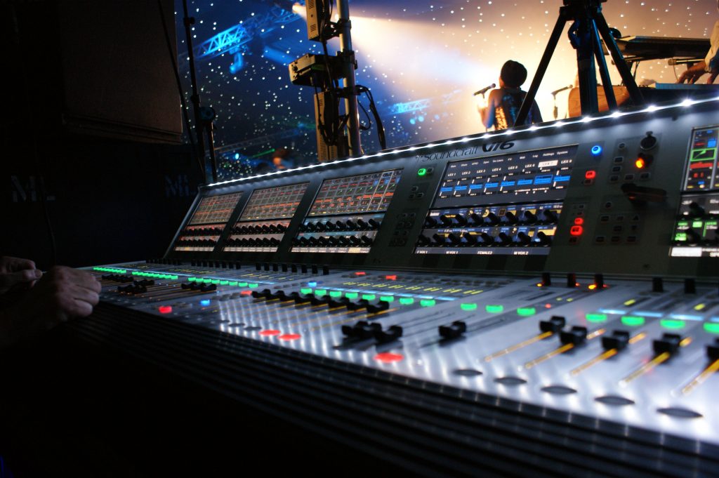 Soundcraft Vi6 at an event. 
