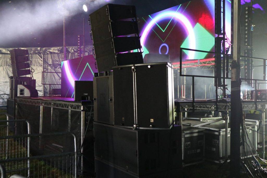 Dance Tent at Music First Festival 2018